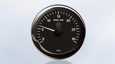 Der ViewLine Drehzahlmesser zeigt die Motordrehzahl zuverlässig an.